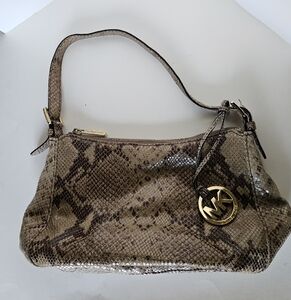 Michael Kors Snakeskin Shoulder Bag